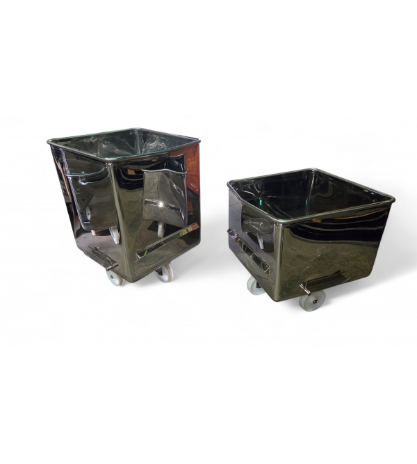 Mirror Finish T304 Stainless Steel Meat Buggy - 20...