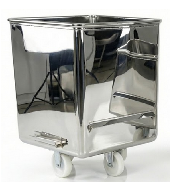 300L Mirror Finish T304 Stainless Steel Meat Buggy...